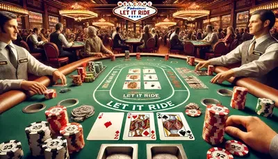 Winning poker hand Let It Ride